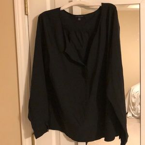 Black long sleeve top from American Eagle XL